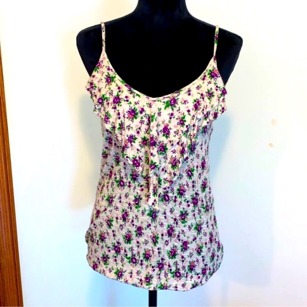Floral Spaghetti Strap Top